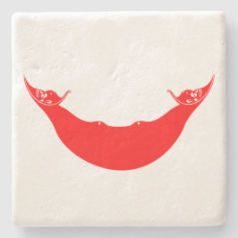 Vlag van Paaseiland (Rapa Nui) Stenen Onderzetter