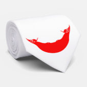 Vlag van Paaseiland (Rapa Nui) Stropdas (Opgerold)