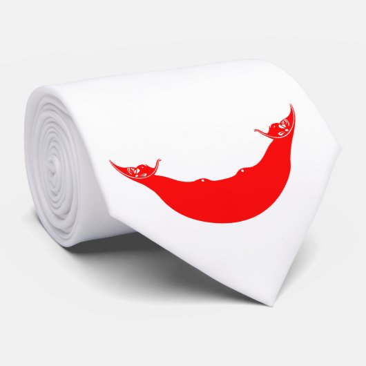 Vlag van Paaseiland (Rapa Nui) Stropdas (Opgerold)