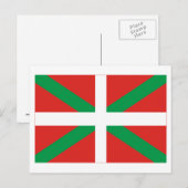 vlag van País Vasco (Euskadi) Briefkaart (Voorkant / Achterkant)