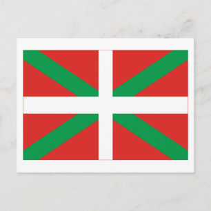 vlag van País Vasco (Euskadi) Briefkaart