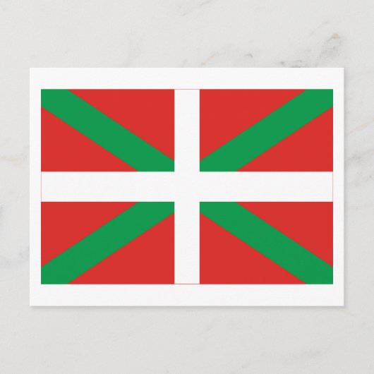 vlag van País Vasco (Euskadi) Briefkaart (Voorkant)