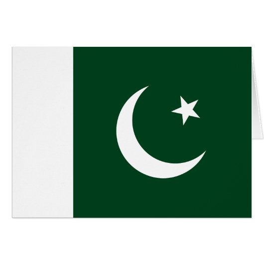 Vlag van Pakistan (Voorkant Horizontaal)