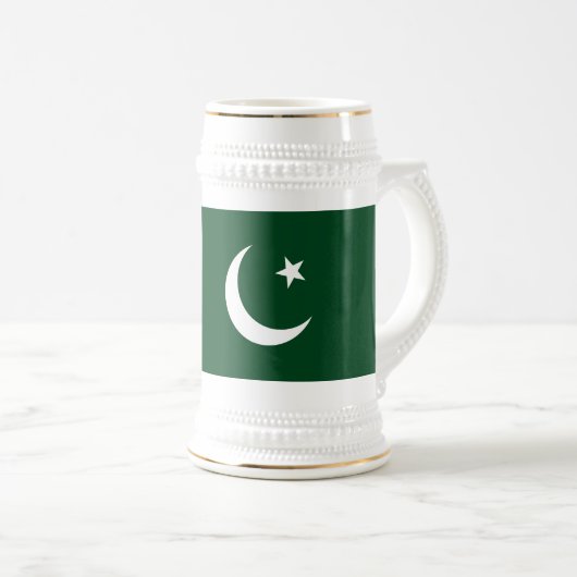 Vlag van Pakistan Bierpul (Voorkant rechts)
