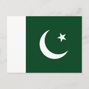 Vlag van Pakistan Briefkaart
