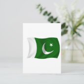 vlag van Pakistan Briefkaart (Staand voorkant)