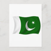 vlag van Pakistan Briefkaart (Voorkant)