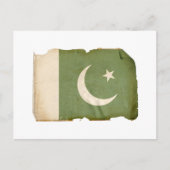 vlag van Pakistan Briefkaart (Voorkant)