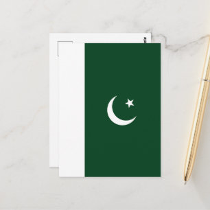 Vlag van Pakistan Briefkaart