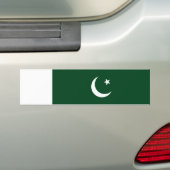 Vlag van Pakistan Bumpersticker (Op auto)