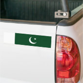 Vlag van Pakistan Bumpersticker (Op Truck)