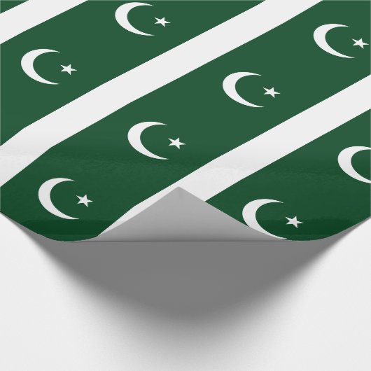 Vlag van Pakistan Cadeaupapier (Hoek)