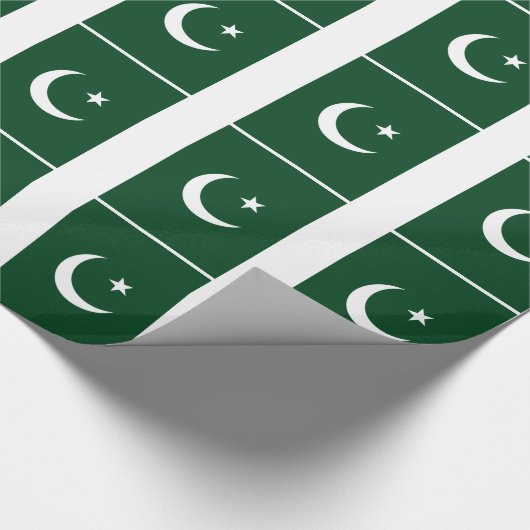 Vlag van Pakistan Cadeaupapier (Hoek)
