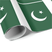 Vlag van Pakistan Cadeaupapier (Rol Hoek)