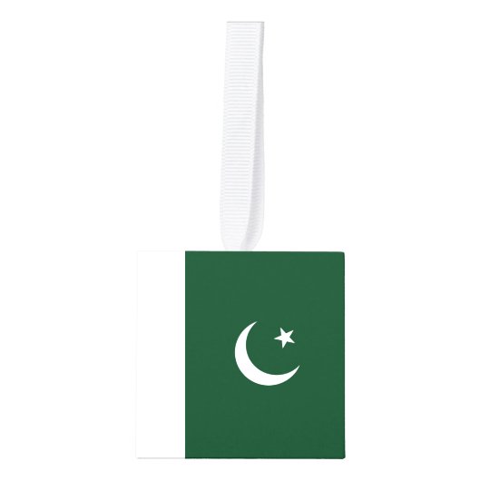 Vlag van Pakistan Decoratie (Voorkant)