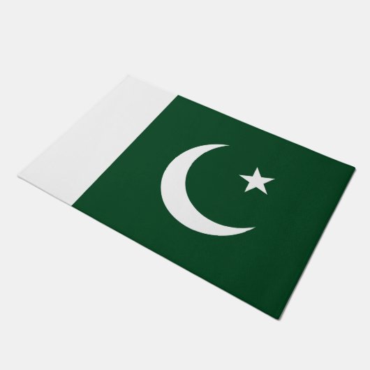 Vlag van Pakistan Deurmat (Schuin)