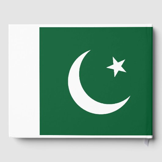 Vlag van Pakistan Gastenboek (Achterkant)