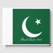 Vlag van Pakistan Gastenboek (Voorkant)