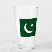 Vlag van Pakistan Glas (Voorkant)