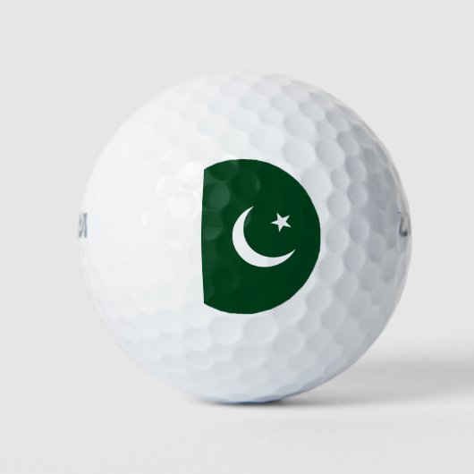 Vlag van Pakistan Golfballen (Voorkant)