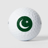 Vlag van Pakistan Golfballen (Voorkant)
