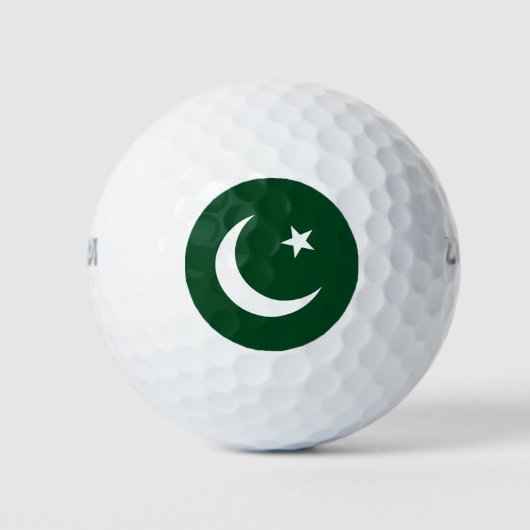 Vlag van Pakistan Golfballen (Voorkant)