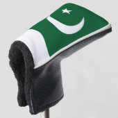 Vlag van Pakistan Golfheadcover (3/4 voorkant)