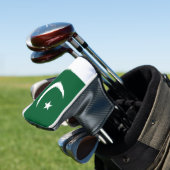 Vlag van Pakistan Golfheadcover (Insitu)