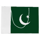 Vlag van Pakistan Groot Cadeauzakje (Achterkant)