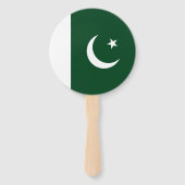 Vlag van Pakistan Handwaaier (Achterkant)