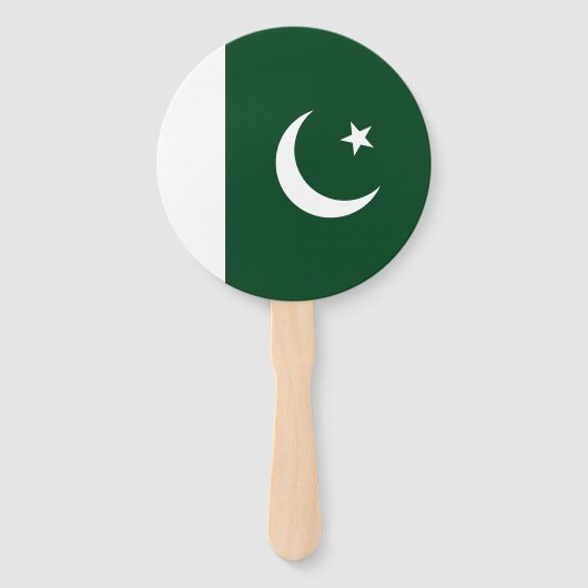 Vlag van Pakistan Handwaaier (Voorkant)