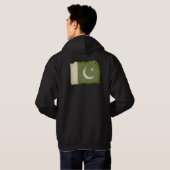vlag van Pakistan Hoodie (Achterkant volledig)