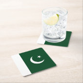 Vlag van Pakistan Kartonnen Onderzetters (Insitu)