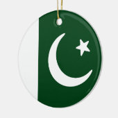 Vlag van Pakistan Keramisch Ornament (Links)