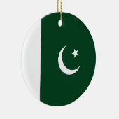 Vlag van Pakistan Keramisch Ornament (Rechts)