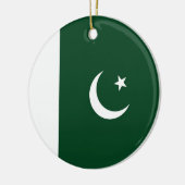 Vlag van Pakistan Keramisch Ornament (Links)