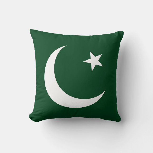 Vlag van Pakistan Kussen (Voorkant)
