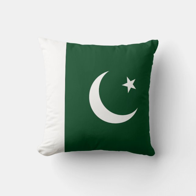 Vlag van Pakistan Kussen (Voorkant)