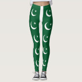 Vlag van Pakistan Leggings (Voorkant)