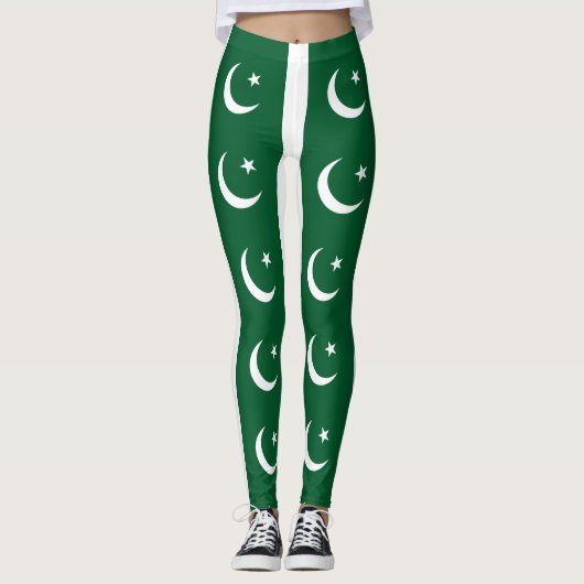 Vlag van Pakistan Leggings (Voorkant)
