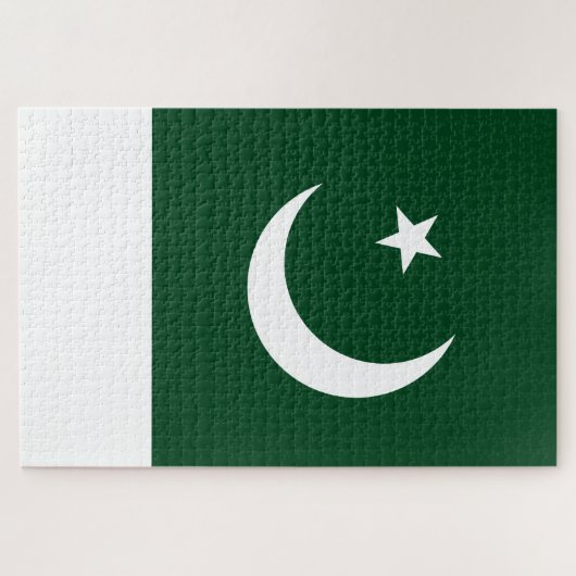 Vlag van Pakistan Legpuzzel (Horizontaal)