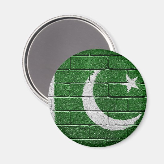 Vlag van Pakistan Magneet (Voorkant / Achterkant)
