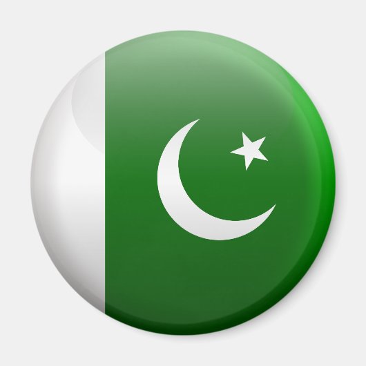 Vlag van Pakistan Magneet (Voorkant)
