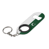 Vlag van Pakistan Mini Flessenopener (Voorkant Gekanteld)