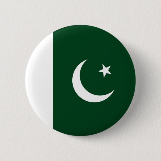 Vlag van Pakistan op de Pin-Button badge Ronde Button 5,7 Cm (Voorkant)