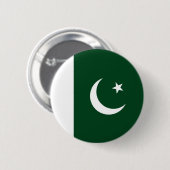 Vlag van Pakistan op de Pin-Button badge Ronde Button 5,7 Cm (Voorkant /achterkant)