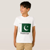 Vlag van Pakistan (Pakistaans) T-shirt (Voorkant volledig)