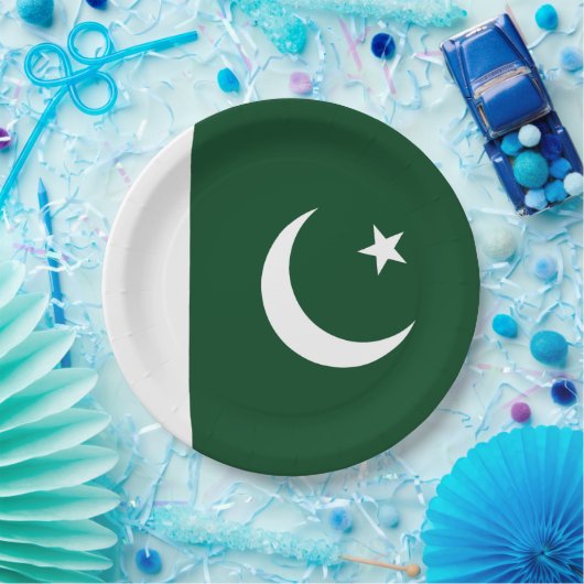 Vlag van Pakistan Papieren Bordje (Feest)