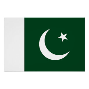 Vlag van Pakistan Perfect Poster