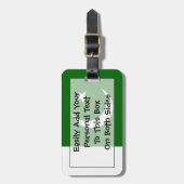 Vlag van Pakistan Personal Easy ID Bagagelabel (Voorkant verticaal)